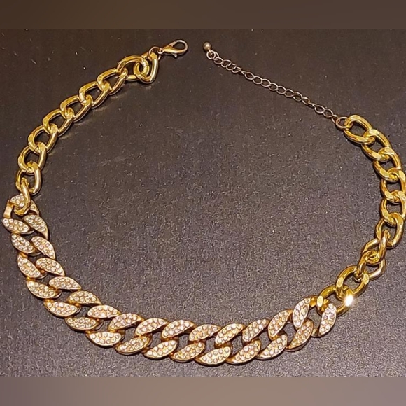 Gold Plated Gourmet Chunky Cuban Chain Necklace - Picture 5 of 5